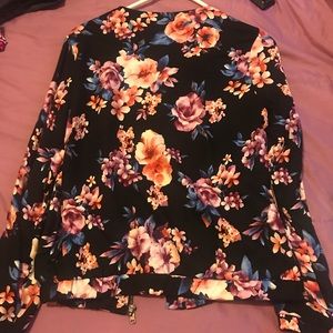 Forever 21 Flower Print Jacket